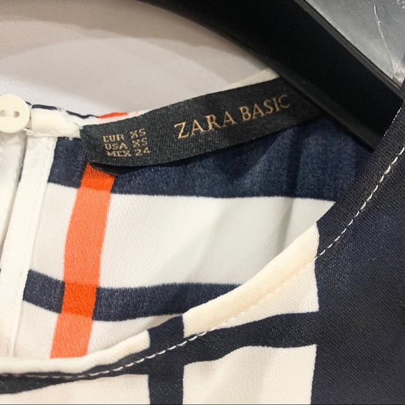 ZARA BASIC Women’s Print Top size XS - Picture 6 of 6